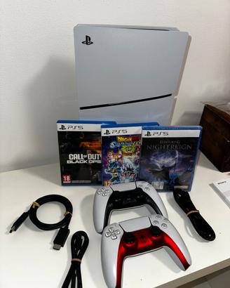 Ps5+2 controler+3 giochi