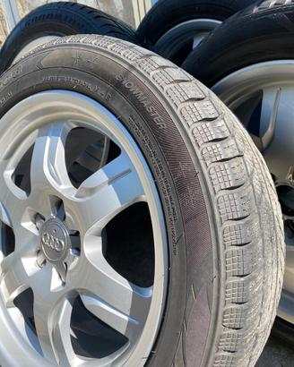 4 ruote complete audi con cerchi in lega