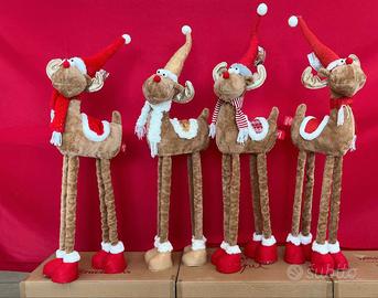Decorazioni natalizie Renna Babbo Natale 