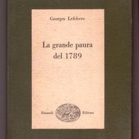 Lefebvre  La grande paura del 1789 1a ediz. 1953