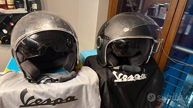 Caschi Vespa Piaggio VJ nero opaco