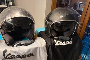 Caschi Vespa Piaggio VJ nero opaco