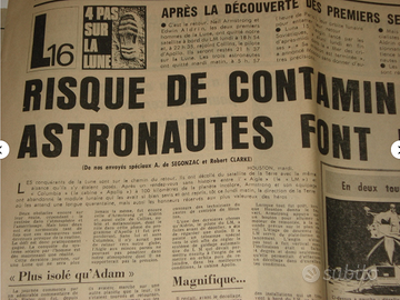 quotidiano journal france soir allunaggio 1969