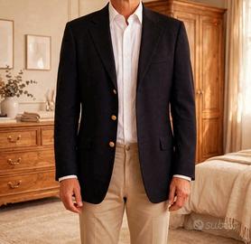 Giacca Blazer Burberrys Davide Cenci Lana 48 nera