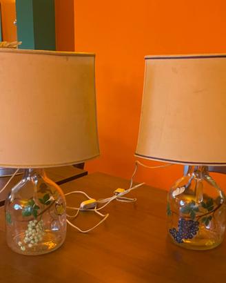 coppia lampade da tavolo