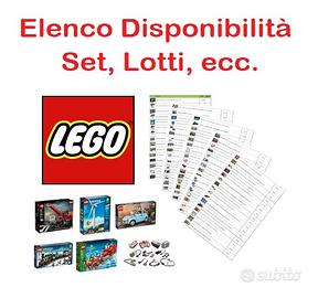 Disponibilità LEGO, Set, Lotti - Elenco GRATIS