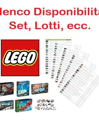 Disponibilità LEGO, Set, Lotti - Elenco GRATIS