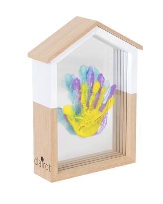 Kit impronte mani bambino famiglia 4 colori idea r