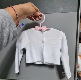 Cardigan cotone neonata