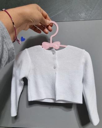 Cardigan cotone neonata