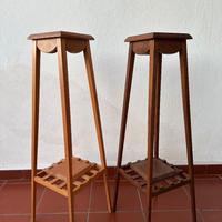 Porta piante in legno