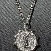 Collana Saint Laurent Argento