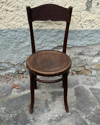 Coppia di sedie Déco spaiate