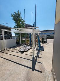 Pergola bianca 4,50x3,50 - Pronta consegna
