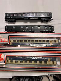 Vagoni Passeggeri/Postale LIMA originali -Scala HO