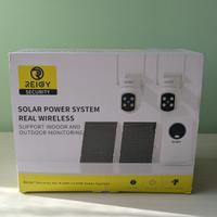 Kit videosorveglianza solare 2 telecamere e NVR