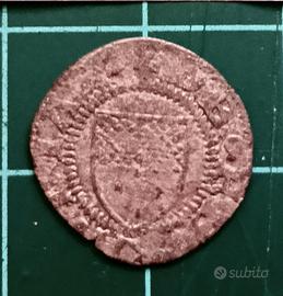 Ferrara quattrino 
XIV secolo