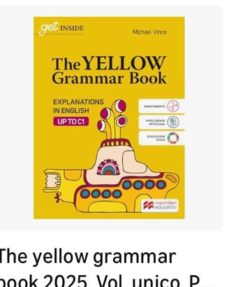 Libro.liceo linguistico. Yellow grammar