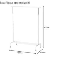 Appendiabiti Ikea Rigga ancora imballato 