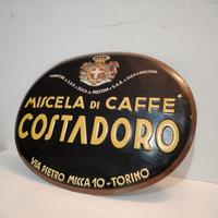 insegna CAFFÈ COSTADORO tabella 