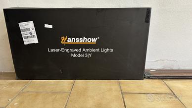 Hansshow laser ambient light set x tesla model Y/3