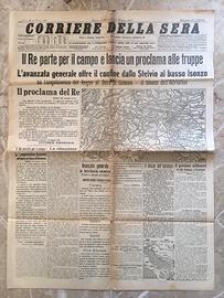 Giornali prima Guerra mondiale