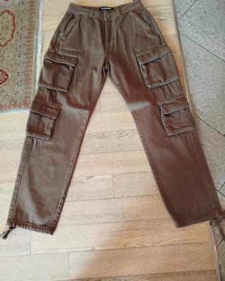 coppia jeans + cargo tela