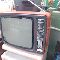 TV vintage Grundig rossa epoca 1970 televisore