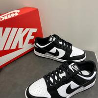 Nike Dunk Low Retro Panda bianche e nere EU43