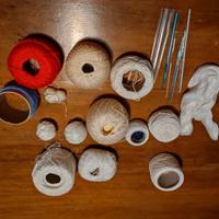 cotone da ricamo e uncinetti