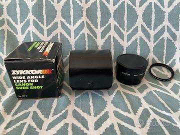 Zykkor wide angle set for Canon Sure shot