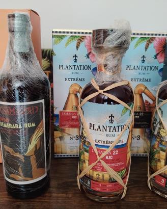 N. 3 BOTTIGLIE RUM