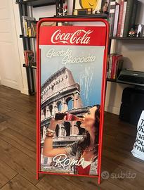 insegna pubblicitaria Cocacola ed. ROMA