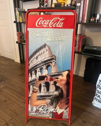 insegna pubblicitaria Cocacola ed. ROMA