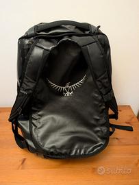 zaino Osprey transporter 40 borsone nero