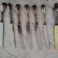 Set Dessert Antico Argento 800 e Vermeil.