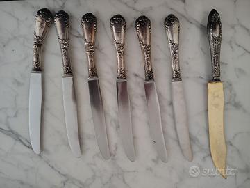 Set Dessert Antico Argento 800 e Vermeil.