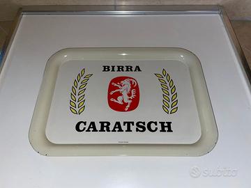 BIRRA CARATSCH TORINO VASSOIO VINTAGE ANNI '60