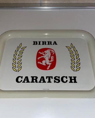 BIRRA CARATSCH TORINO VASSOIO VINTAGE ANNI '60