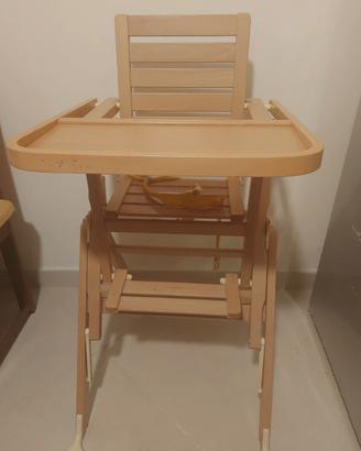 Seggiolone in legno Foppapedretti