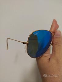 Aviator Originali – Montatura Oro e Lenti Blu Spec