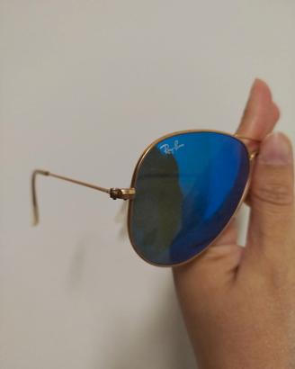 Aviator Originali – Montatura Oro e Lenti Blu Spec