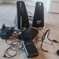 Radiomicrofono con altoparlanti