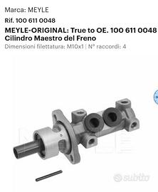 cilindro maestro del freno VW golf mk1 