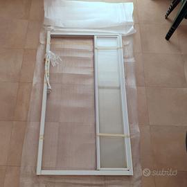 Box Doccia Duka bianco, 3 lati vetro,  scorrevoli