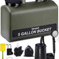 Kit Doccia Portatile 10000mAh + Tanica 20L