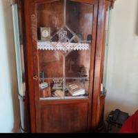 CREDENZA EPOCA CON VETRI MOLATI