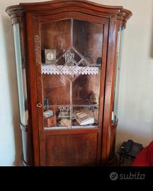 CREDENZA EPOCA CON VETRI MOLATI