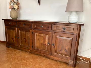 Credenza console stile rustica