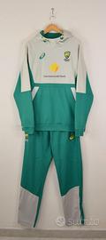 🟩 Tuta Completa Asics Cricket Australia Tg. XL 🟡